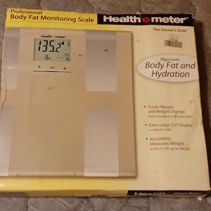 BRAND NEW Health o Meter Measures Body Fat and Hydration Scale